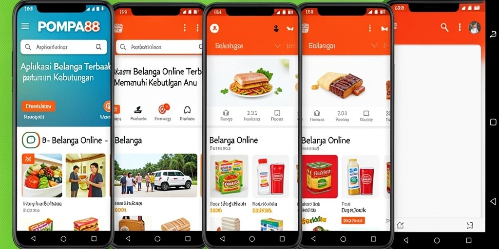 Antarmuka POMPA88 yang memudahkan berbelanja online.