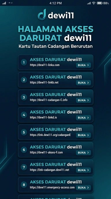 Tampilan link alternatif dewi11